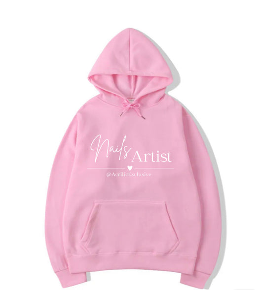 Hoodie Nails Artist