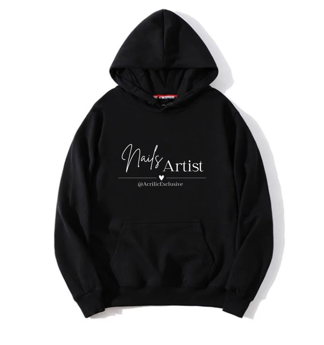 Hoodie Nails Artist