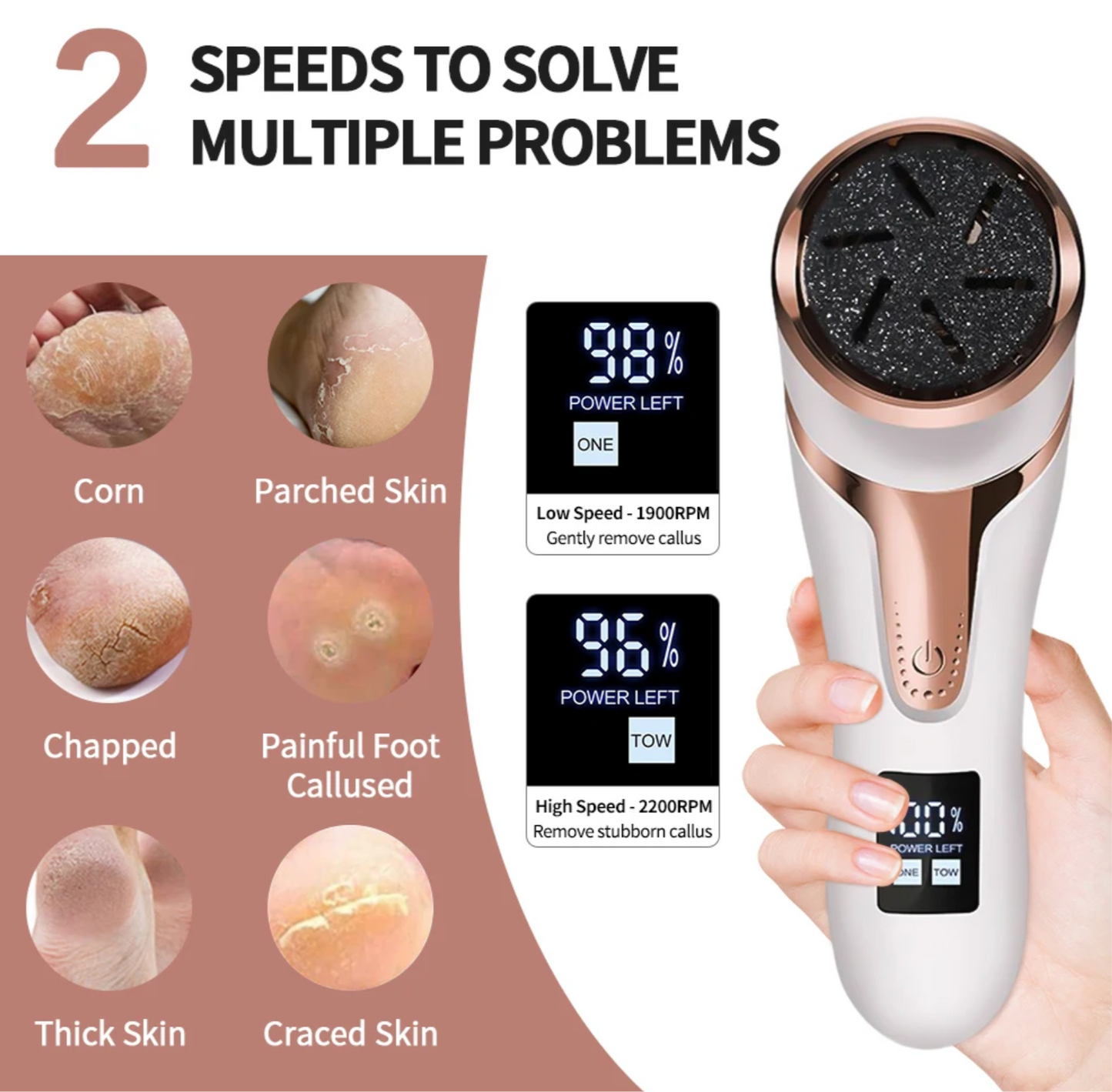 Callus Remover Recargable PRO