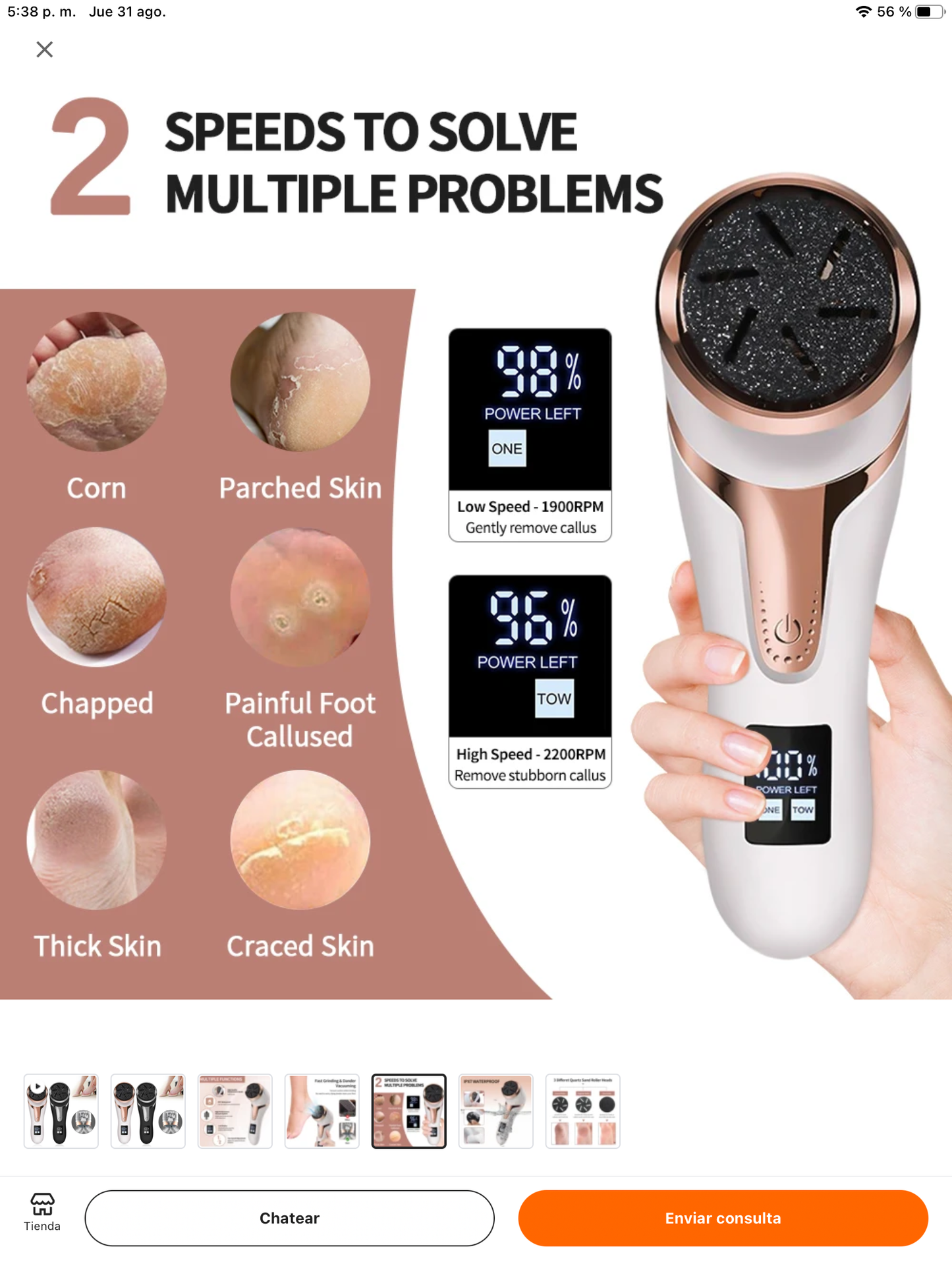 Callus Remover Recargable PRO